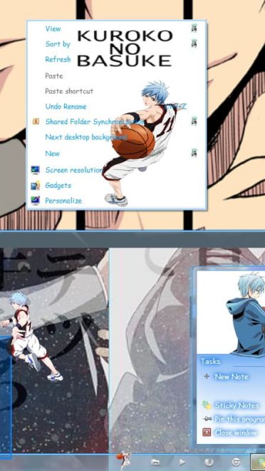 【win7主题】黑子篮球 win7主题