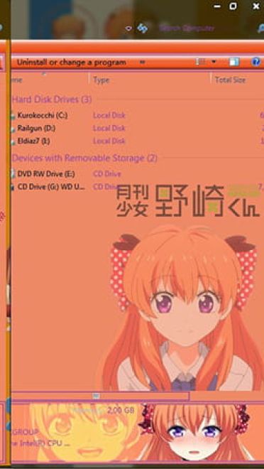 【win7主题】月刊少女野崎君 呆萌助手佐仓千代