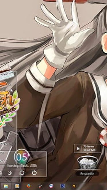 【win7主题】天津风 舰队collection