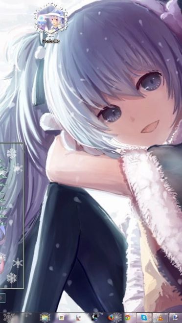 【win7/8/8.1主题】雪初音~Snow Miku win7主题win8/8.1主