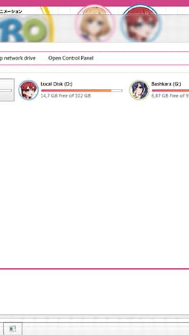 【win7主题】工作中的少女们 白箱 win7主题