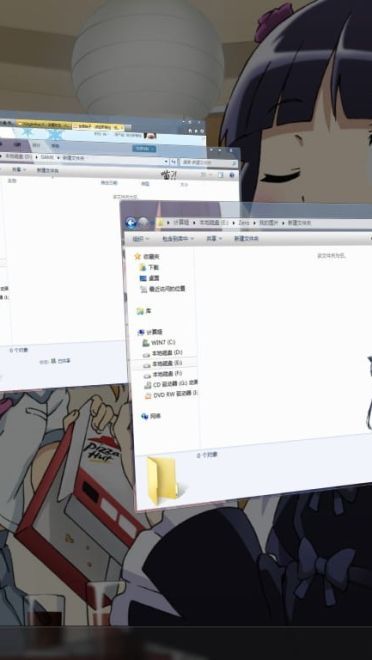【win7主题】俺妹萌娘资源 黑猫 五更琉璃兔耳装