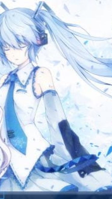 【win7主题】?冰晶世界?Miku雪初音?萌娘资源