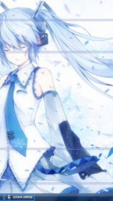【win7主题】?冰晶世界?Miku雪初音?萌娘资源