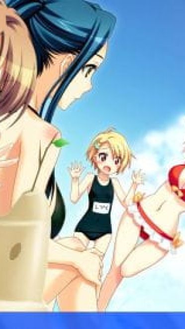 【win7主题】泳装少女萌 清新蓝色调 萌娘资源