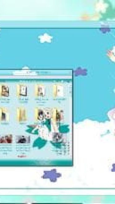 【win7主题】未闻花名 面码 青色的夏天