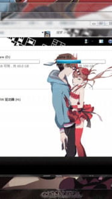 【win7主题】萌娘资源 金钱掌控电脑主题