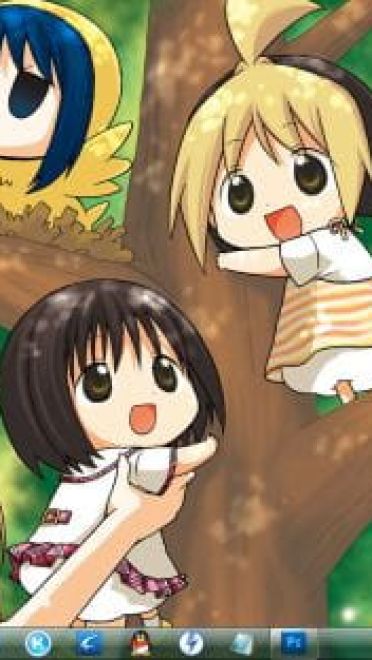 【win7主题】花丸幼稚园萌娘资源分享 幼女萌~卖