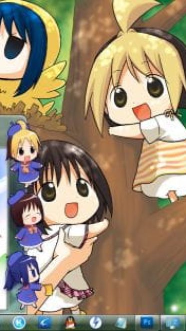 【win7主题】花丸幼稚园萌娘资源分享 幼女萌~卖