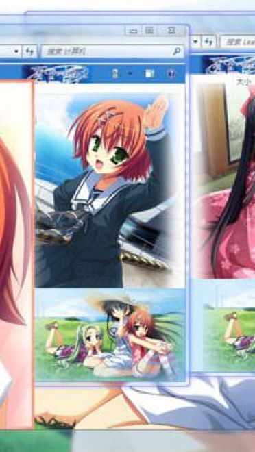 【win7主题】GAL主题萌娘资源 夏空カナタ 南方岛