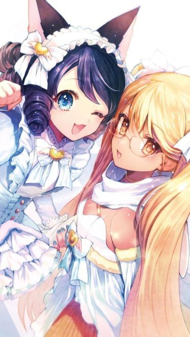 可爱女生 桌面壁纸 百合福利