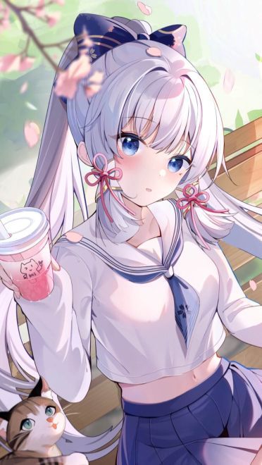 动漫女生手机壁纸