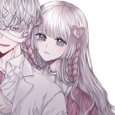 唯美情侣头像动漫