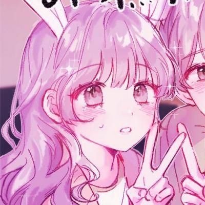 唯美情侣头像动漫