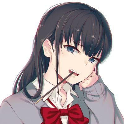 动漫女生一脸嫌弃生气头像