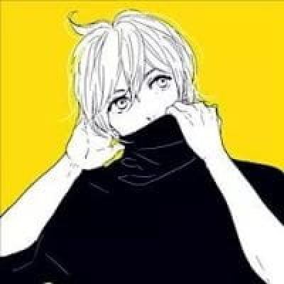 动漫头像男 优雅的喝茶