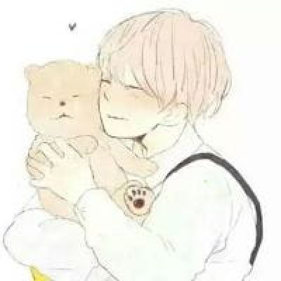 动漫头像男 优雅的喝茶