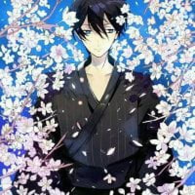 动漫头像男 优雅的喝茶