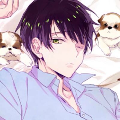 抱宠系类二次元男生头像 动漫男头