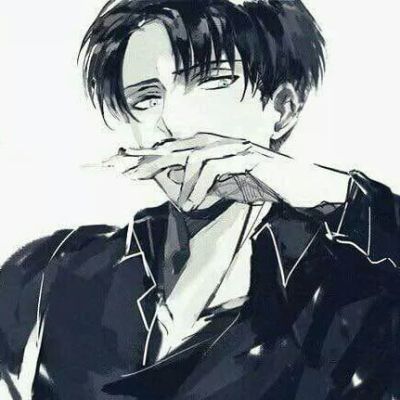 超帅男神 利威尔兵长手绘头像