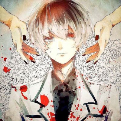 国民小天使 金木研同人插画头像