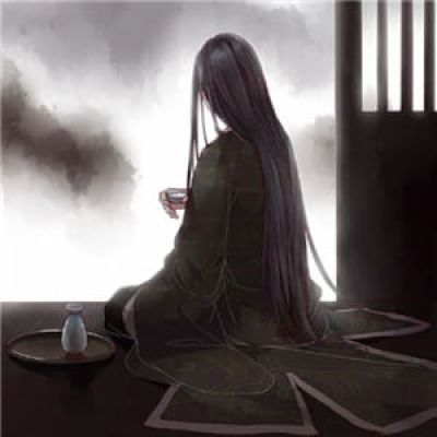 今欲觅此类，徒然捞月影 动漫古风头像