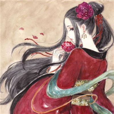 今欲觅此类，徒然捞月影 动漫古风头像