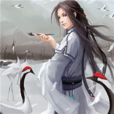 今欲觅此类，徒然捞月影 动漫古风头像