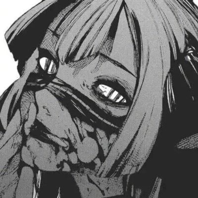 日系黑白病娇女生头像