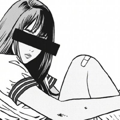 日系黑白病娇女生头像