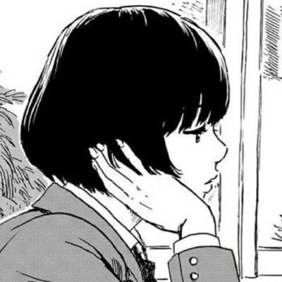 日系黑白病娇女生头像