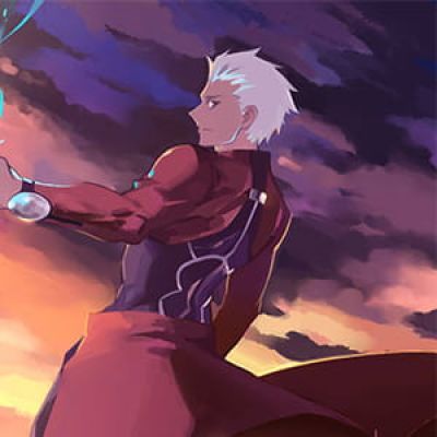 无限剑制 红A动漫男头像