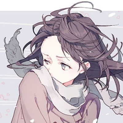 你送的围巾 我依旧留着 世界还暖它却冷了 二次元头像