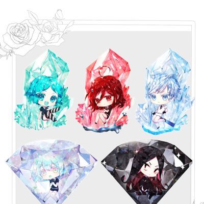 可以作为五黑头像使用的宝石之国头像