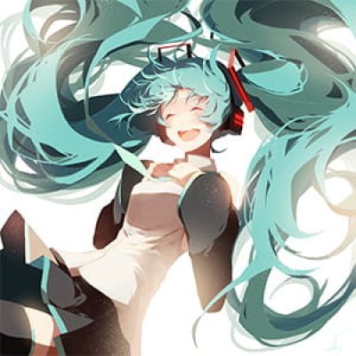 《初音未来》Miku 二次元头像女生呆萌