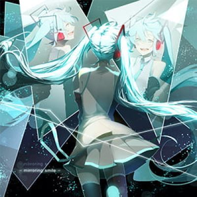 《初音未来》Miku 二次元头像女生呆萌