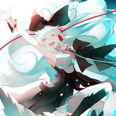《初音未来》Miku 二次元头像女生呆萌