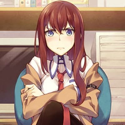 《命运石之门》牧濑红莉栖 二次元头像女生呆萌