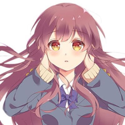 《声之形》西宫硝子 二次元头像女生呆萌