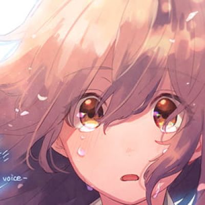 《声之形》西宫硝子 二次元头像女生呆萌