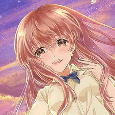 《声之形》西宫硝子 二次元头像女生呆萌