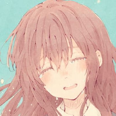 《声之形》西宫硝子 二次元头像女生呆萌