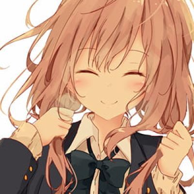 《声之形》西宫硝子 二次元头像女生呆萌