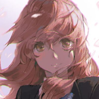 《声之形》西宫硝子 二次元头像女生呆萌