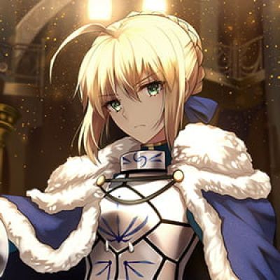 fate系列 saber阿尔托莉雅头像 动漫女生头像