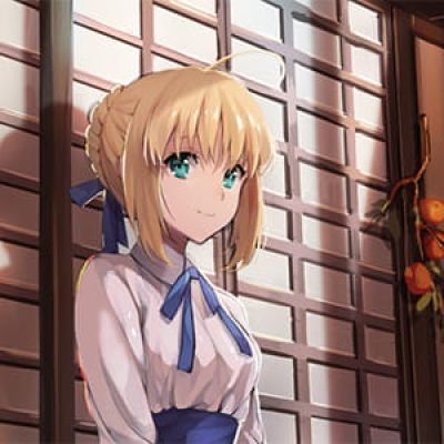fate系列 saber阿尔托莉雅头像 动漫女生头像