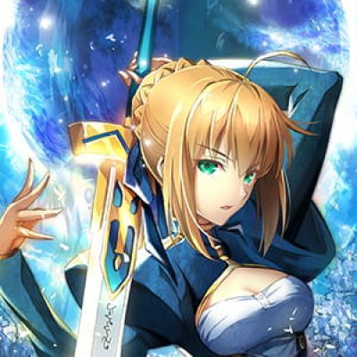 fate系列 saber阿尔托莉雅头像 动漫女生头像