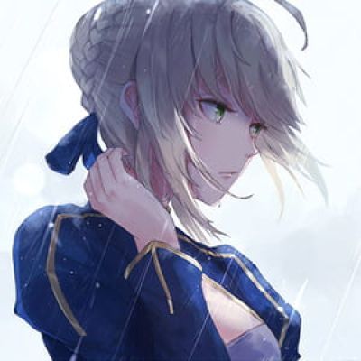 fate系列 saber阿尔托莉雅头像 动漫女生头像