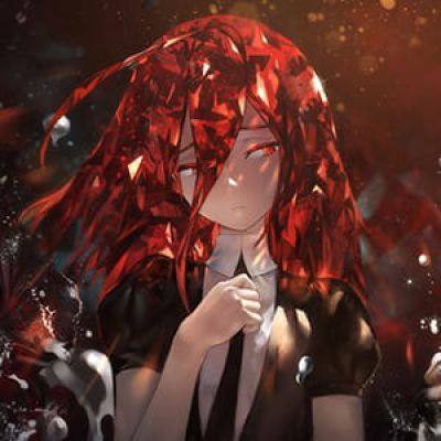 宝石之国 辰砂 二次元头像女生呆萌