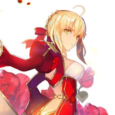 Fate 尼禄 二次元头像女生呆萌